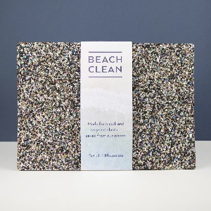 LIGA Rectangle Beach Clean Eco Placemats 4 LIGA Rectangle Beach Clean Eco Placemats
