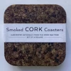 LIGA Smoked Cork Set of 4 Square Drinks Coasters 2 LIGA Smoked Cork Set of 4 Square Drinks Coasters