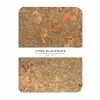 LIGA Rectangle Ice Grey Cork Placemat Set 2 LIGA Rectangle Ice Grey Cork Placemat Set