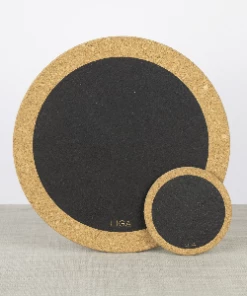 LIGA Cork Placemat Black Hole