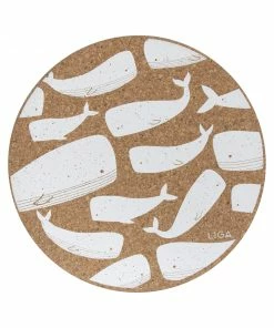 LIGA Cork Placemat Whale