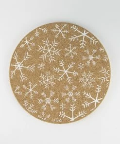 LIGA Cork Placemats Snowflakes Set 11 LIGA Cork Placemats Snowflakes Set